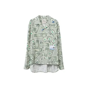 Maison Mihara Yasuhiro Dollar Bill Long sleeve Shirt