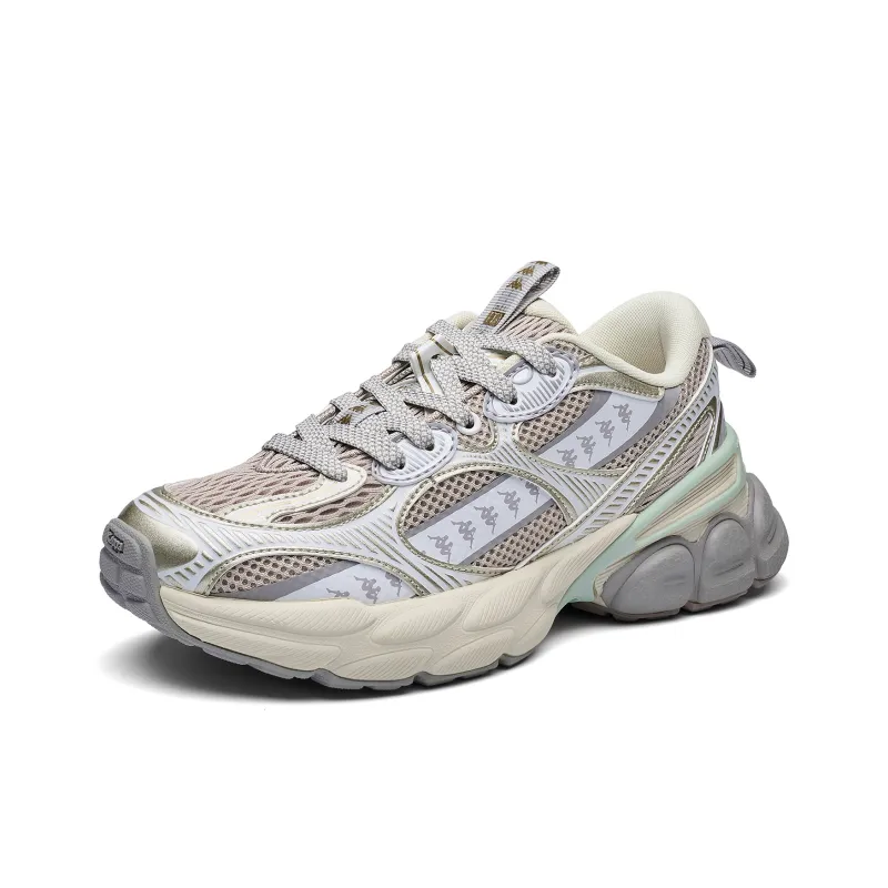 Kappa Anti Slip Wear Resistant Low Top Running Shoes Women's Enoki Brown-2