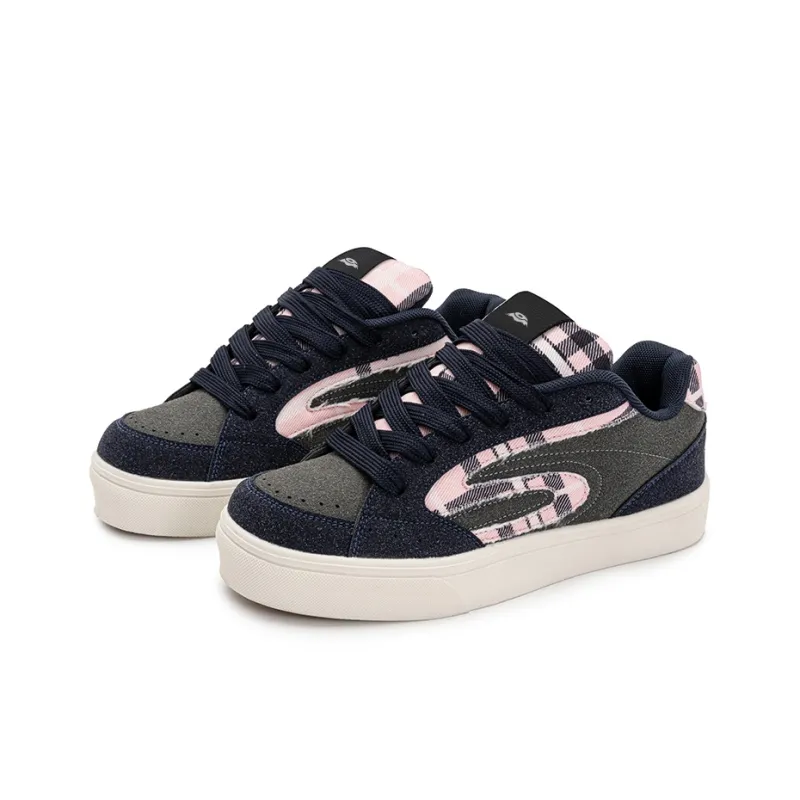 Snow Know The Answer SKTA Skateboard Shoes Unisex Low Top Pink-2
