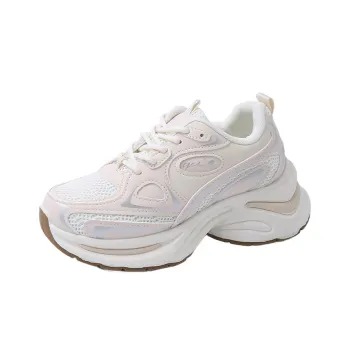 SUPEREDGE Abrasion Resistant Cushioning Low Top Chunky Sneakers Women's