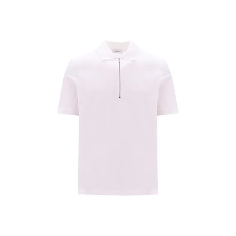 Ferragamo Zipped Short-Sleeved Polo Shirt-0