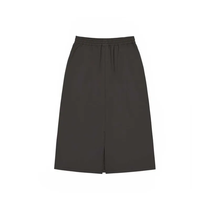 New Balance Casual Long Skirt Women's Dark Gray-1
