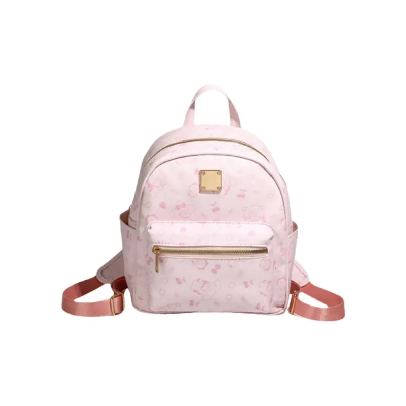 GATOER PU Backpack Women's Pink-0