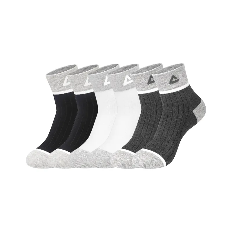 PEAK Mid Calf Socks Unisex 6 Pack-9