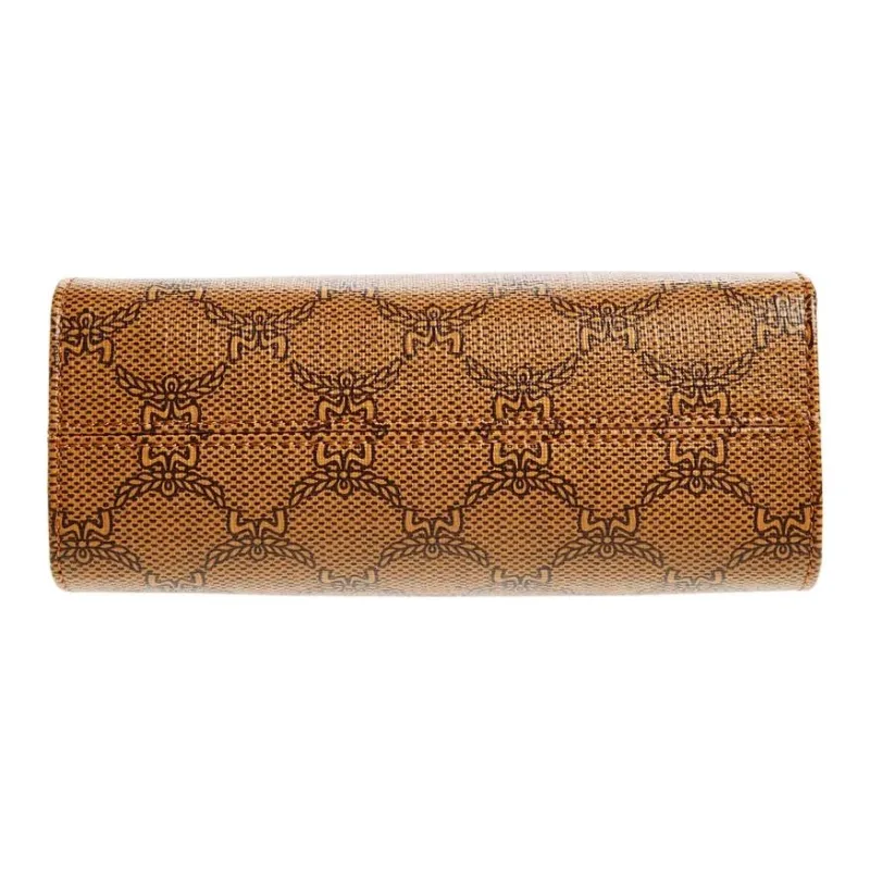 MCM Aren Artificial Leather Sheet Music Handbag Mini Women's Brown Cognac-3