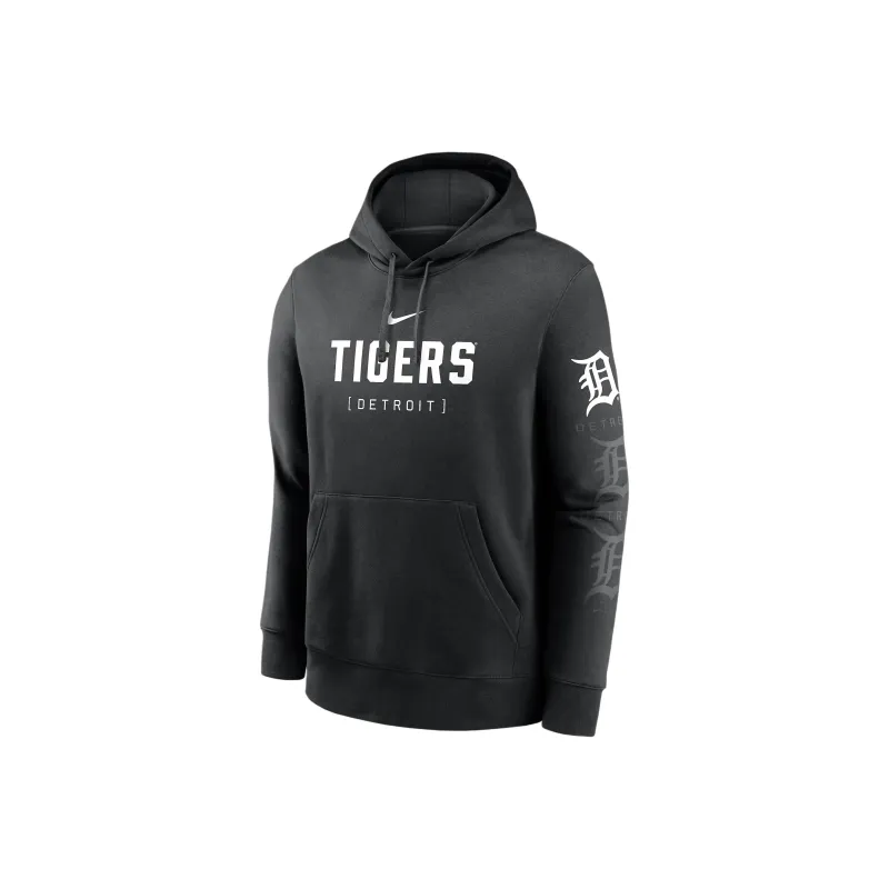 Nike Detroit Tigers Fashion Club Men's Nike Mlb Pullover Hoodie-0