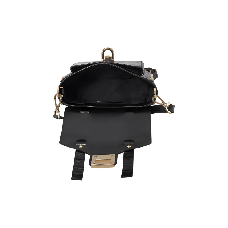 MICHAEL KORS Manhattan Cow Leather Shoulder Bag Crossbody Bag Women's Black-3