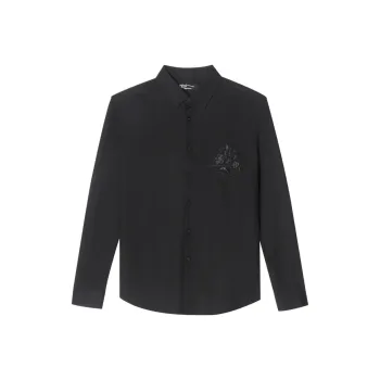 ANDREW MACKENZIE Shirts Men Black