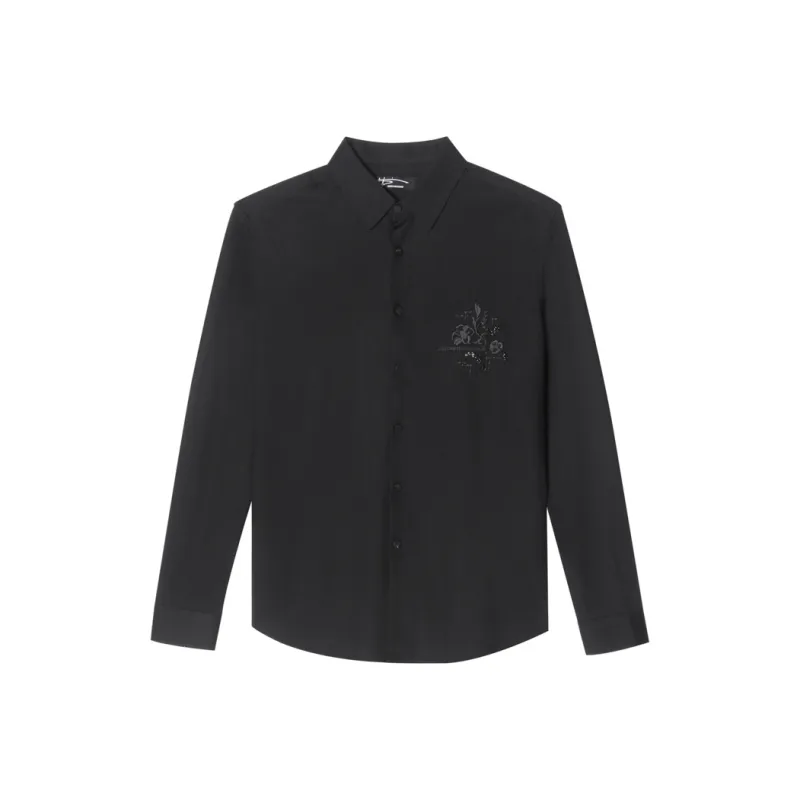 ANDREW MACKENZIE Shirts Men Black-0