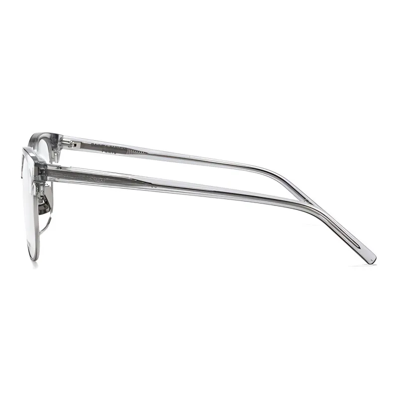 SAINT LAURENT Plate Frame Square Eyeglass Frames Unisex-2