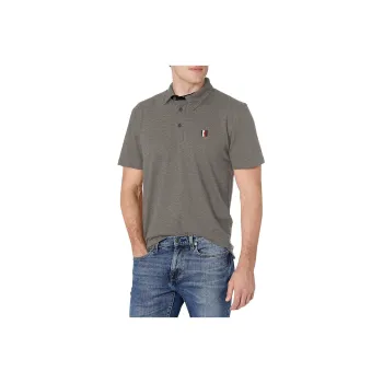Tommy Hilfiger Polo Shirt Men's Dark Gray
