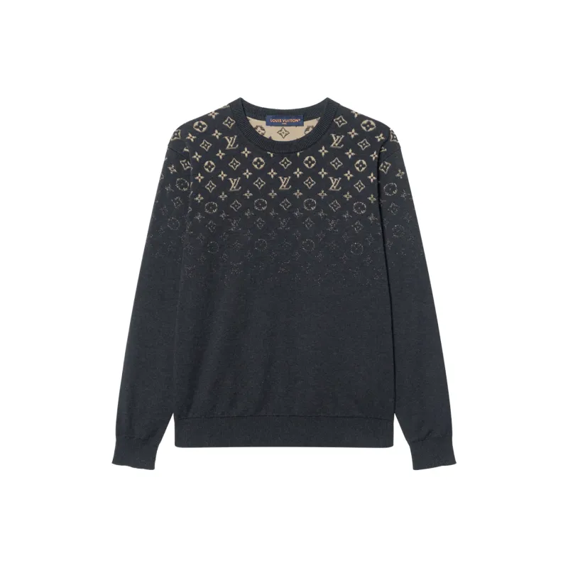 LOUIS VUITTON 1AFYCZ Gradient Cotton Crewneck-0