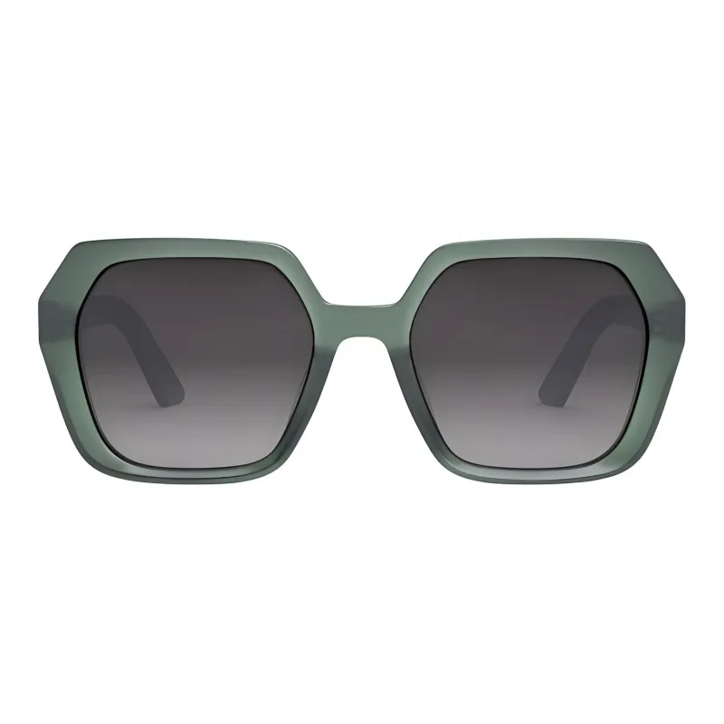 DIOR Acetate Square Sunglasses Women's Green-0