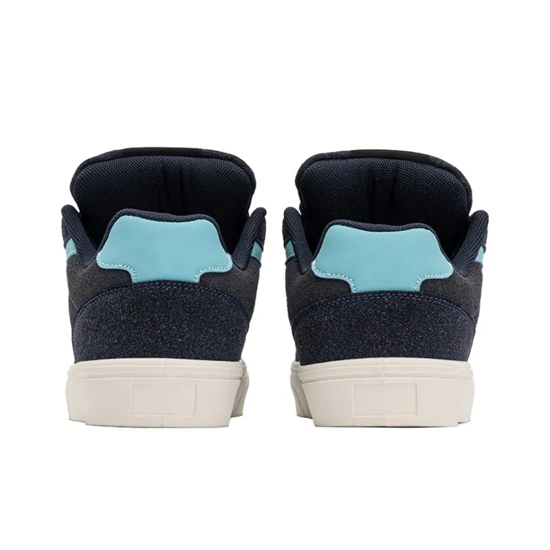 Snow Know The Answer SKTA Slip Resistant, Lightweight, And Breathable Low Top Skateboard Shoes Unisex Classic Navy Blue-3