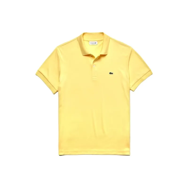 LACOSTE Polo Shirt Men's Medium Yellow-0