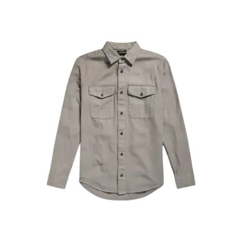 G STAR RAW Shirt Men's Coal Charcoal Gray