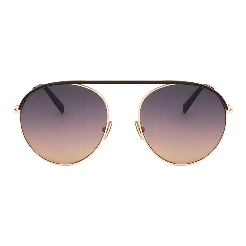 TOD'S Metal Browline Sunglasses Women's Gold-1