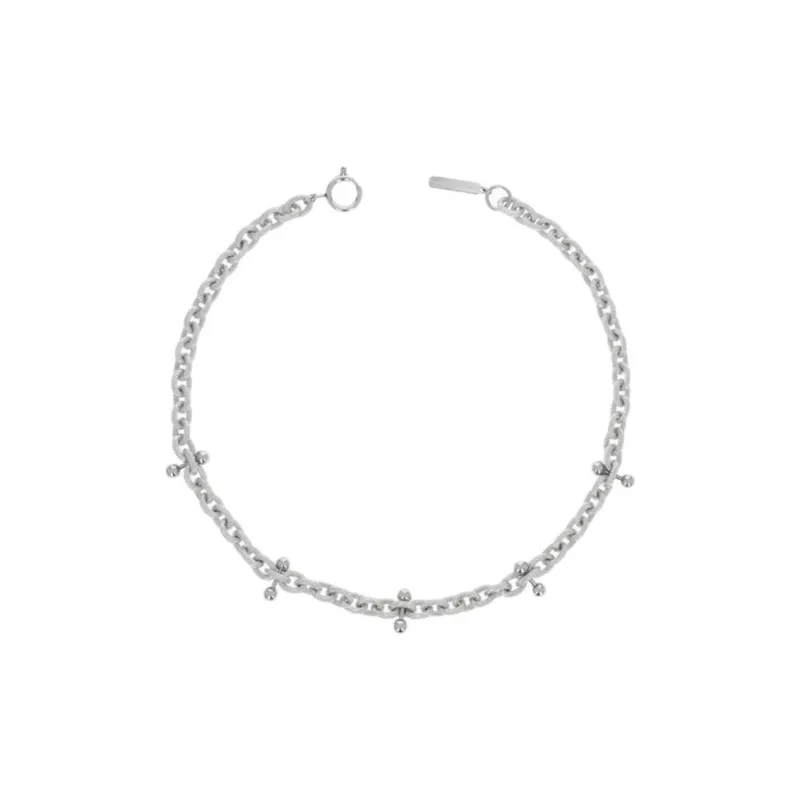 JUSTINE CLENQUET Palladium Plated Brass Necklaces Unisex Silver-0