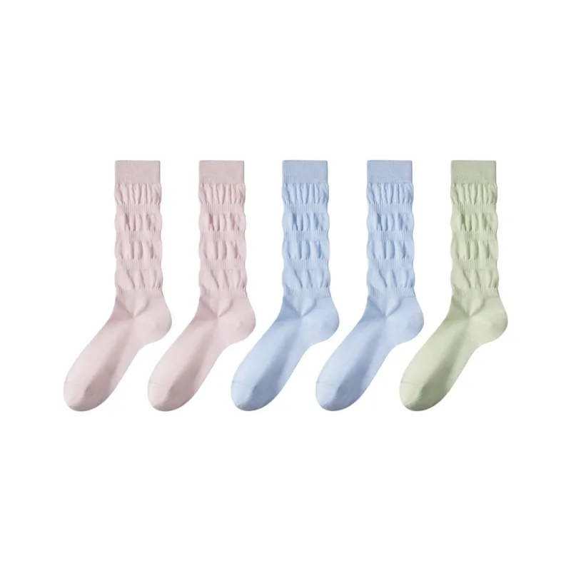 JIAZINI Mid Calf Socks Women's 5 Pack-10