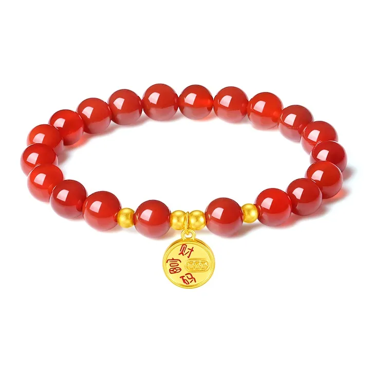 CHINA GOLD Agate Bracelets Women's-0