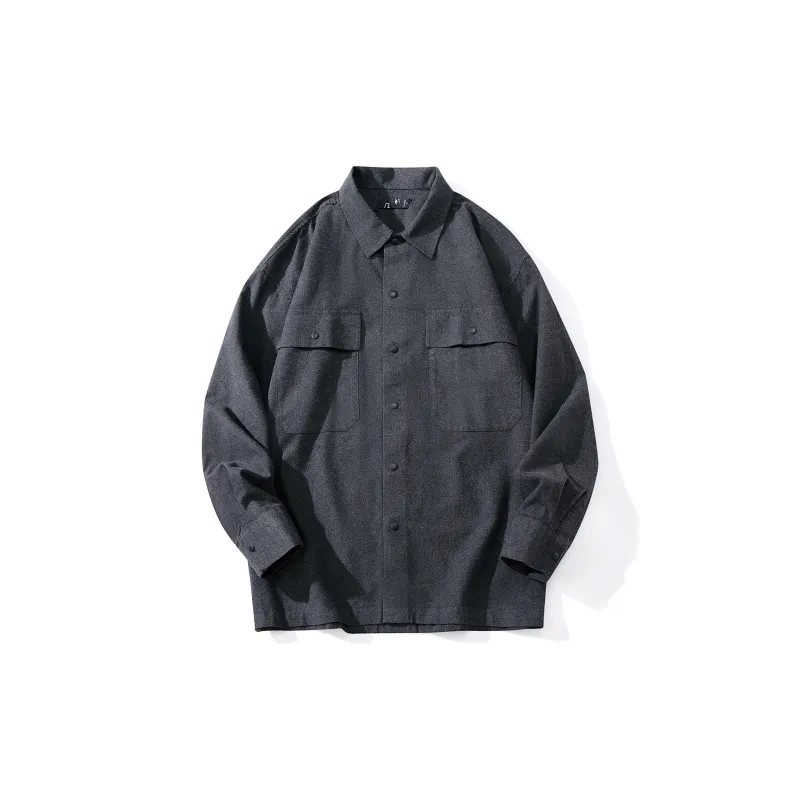 JIPIAO Shirts Unisex Dark Heather Gray-0