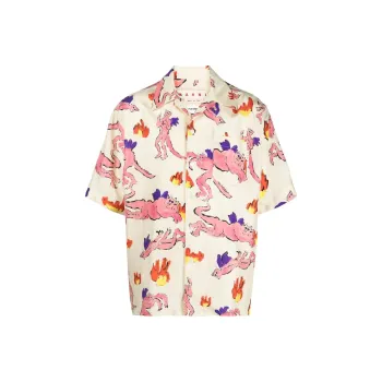MARNI Shirts Men Light Yellow