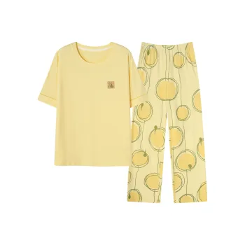 GOSO Pajama Set Women's Bright Yellow