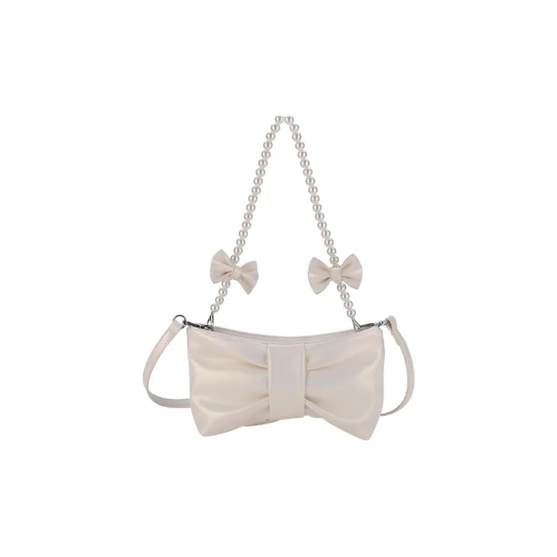 LOUIS ROYALN Pu Shoulder Bag, Crossbody Bag Regular Women's Moon White/Rouge Pink/Black-0