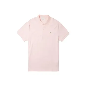 LACOSTE Polo Shirt Men's Light Pink