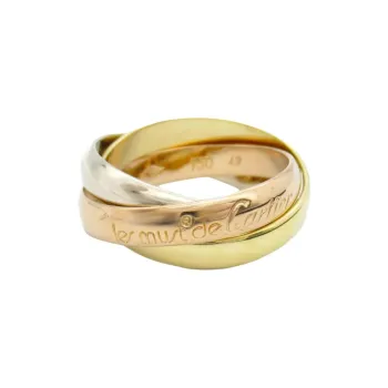Cartier 2010s 18k Gold Trinity Ring