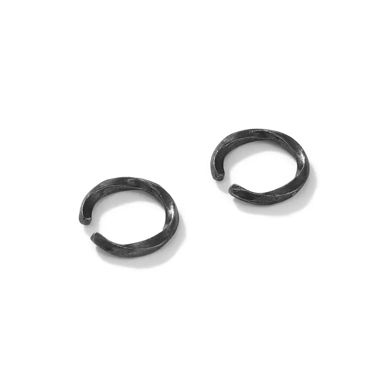 DH7 S925 Silver Clip On Earrings Unisex-7