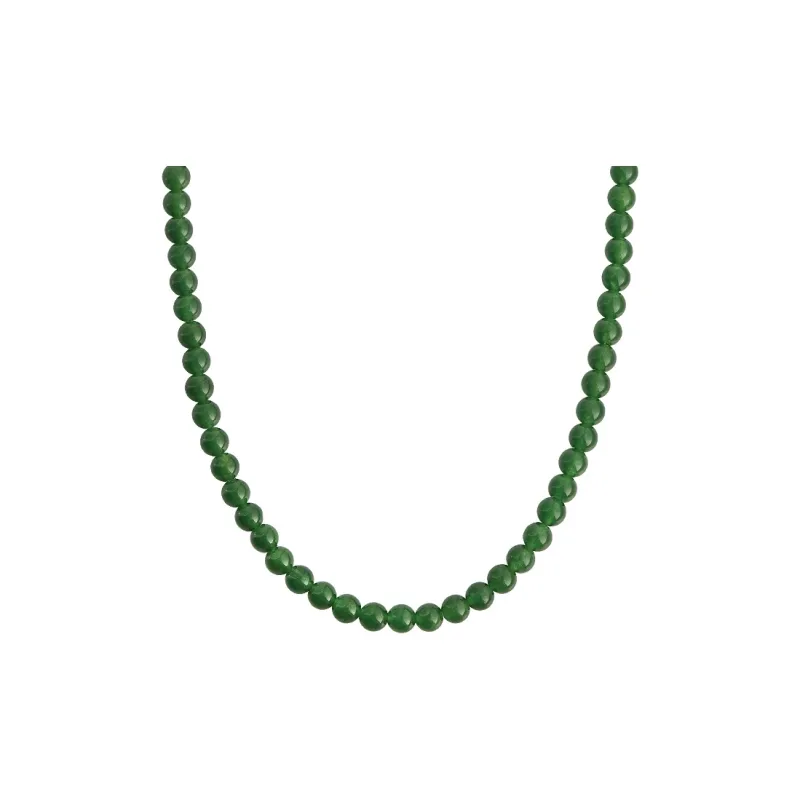 Ostantin Natural Chalcedony Jade Necklaces Women's-5