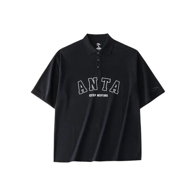 Anta Life Collection T Shirt Unisex Basic Black-0