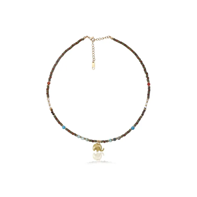 MUYANG Titanium Steel Necklaces Women's-0