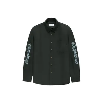 JJJJound SS24 Shirt Unisex Forest Green