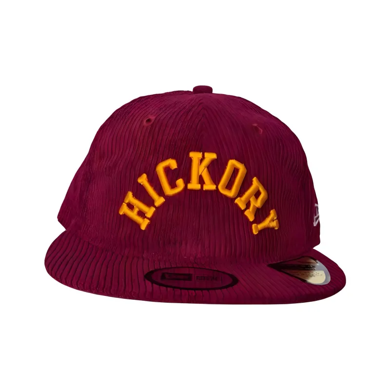 New Era Cotton Baseball Caps Unisex Burgundy-1