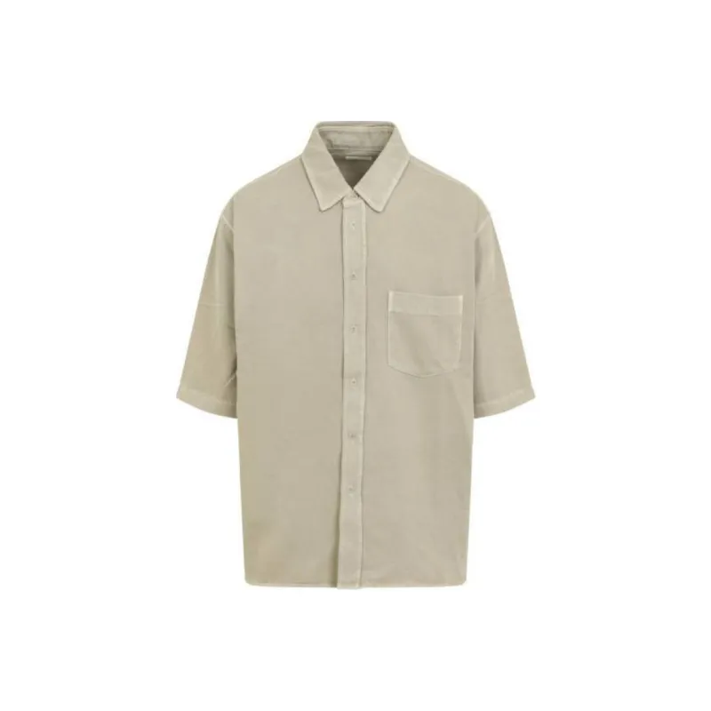 Lemaire Short Sleeved Denim Shirt-0