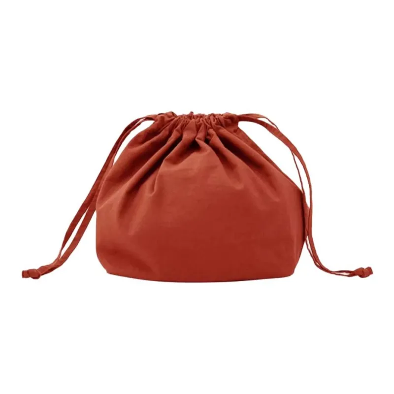 MUJI Cotton Handbag Medium Size Unisex Multicolor-4