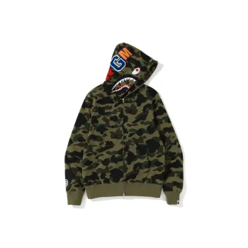 A BATHING APE 1st Camo Shark Full Zip Hoodie