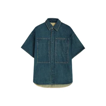 JIL SANDER Cotton Denim Shirt