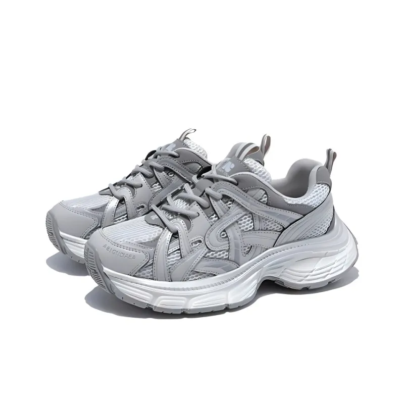 BARDILEV Cushioning, Slip Resistant, Breathable, Lightweight, Height Increasing Low Top Chunky Sneakers Women's-5