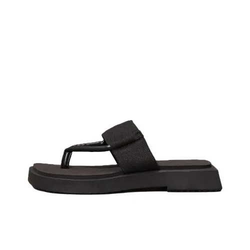 CKJ CALVIN KLEIN JEANS Flip Flops Women's Black