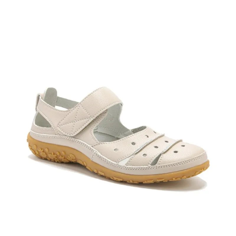Reivanti Casual Single Shoes 2cm Women's Beige-1