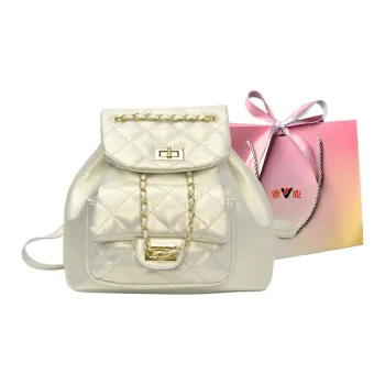 Yalu PU Backpack Regular Women's Black/Pink/Red/White