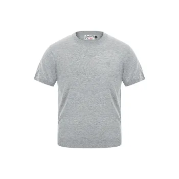 MOONWAV Knitted Fabric Short Sleeved Summer Cooling T Shirt Unisex