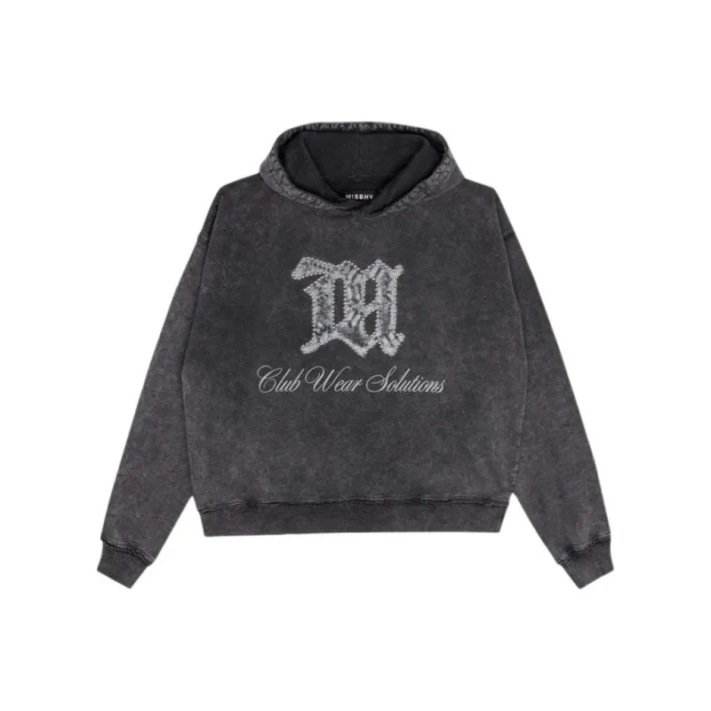 Misbhv Club Solutions Embellished Hoodie-0