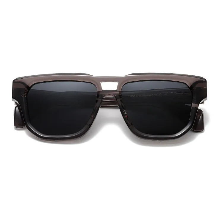 ROLLOTD Plate Frame Oval Sunglasses Unisex-6