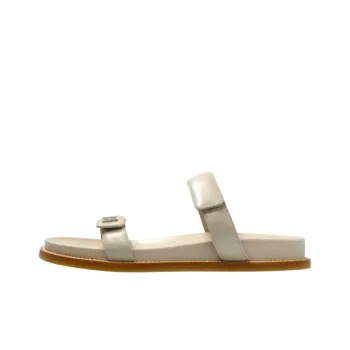 EMPORIO ARMANI Leather Slides With Logo