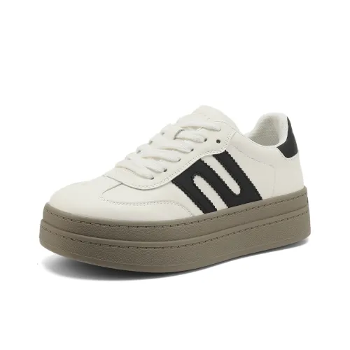 FIVE PLUS Anti Slip Wear Resistant Low Top Skateboard Shoes Women's