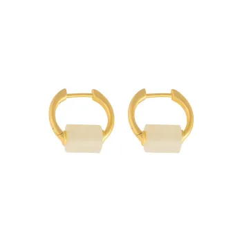 xiaoyinjiang Hetian Jade Earrings Women's
